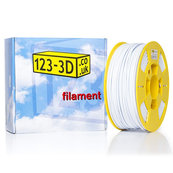 123-3D white PETG filament 2.85mm, 1kg DFE02017c DFP14097c DFE11012 - 1