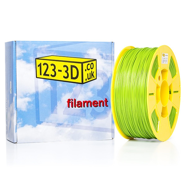 123-3D yellow-green ABS filament 1.75mm, 1kg  DFA11010 - 1