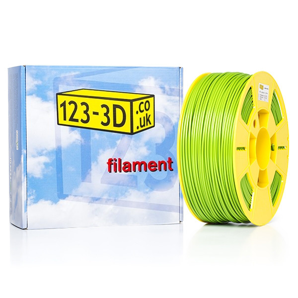 123-3D yellow-green ABS filament 2.85mm, 1kg  DFA11026 - 1