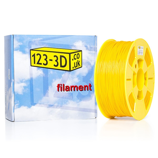 123-3D yellow ABS filament 1.75mm, 1kg DFA02009c DFB00015c DFP14036c DFA11008 - 1