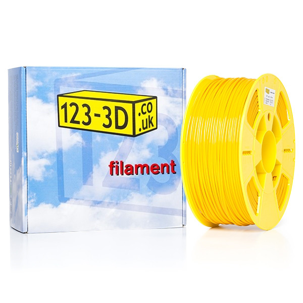 123-3D yellow ABS filament 2.85mm, 1kg DFA02026c DFB00024c DFP14037c DFA11024 - 1