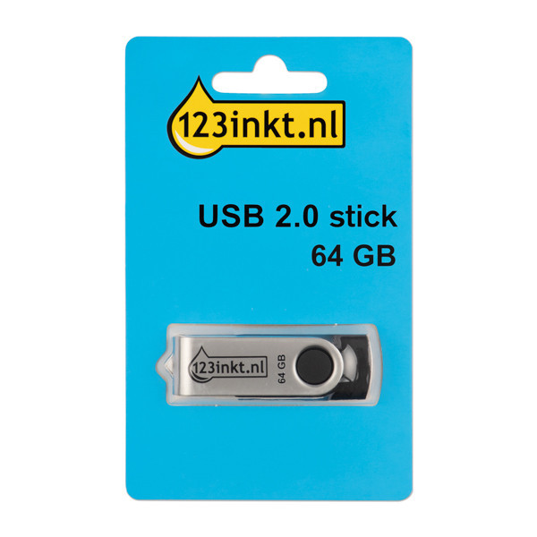 123inkt USB 2.0 stick 64GB 300686 - 1