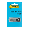 123inkt USB 2.0 stick 64GB 300686 - 1