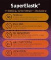 3DMaterials SuperElastic 60A Flexible Silicone Like 3D Printer Resin, 0.5kg DLQ06102 - 3
