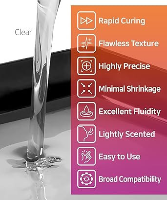 3DMaterials SuperElastic 60A Flexible Silicone Like 3D Printer Resin, 0.5kg DLQ06102 - 4