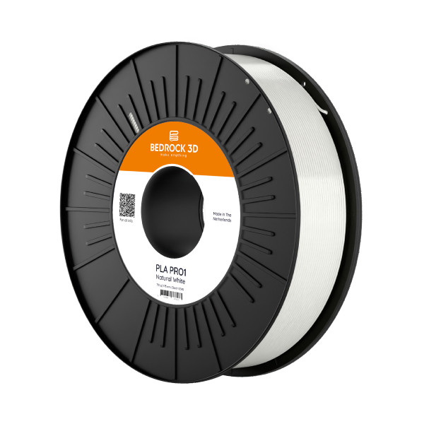 Bedrock 3D PLA Pro1 filament Neutral White 1.75 mm 0.75 kg DFB00247 - 1