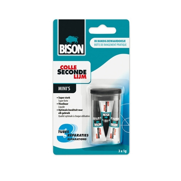 Bison super glue tube (3-pack) 6309066 223510 - 1