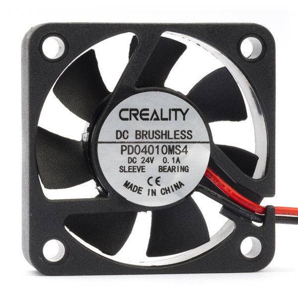 Creality3D Creality 3D CR-10S Pro / CR-X Nozzle fan | 24V | 40x40x10 axial with connector 400309049 DAR00041 - 1