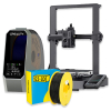 Creality 3D Ender 3 V3 KE 3D-printer + 123-3D Black PLA 1kg + Creality Filament Dryer