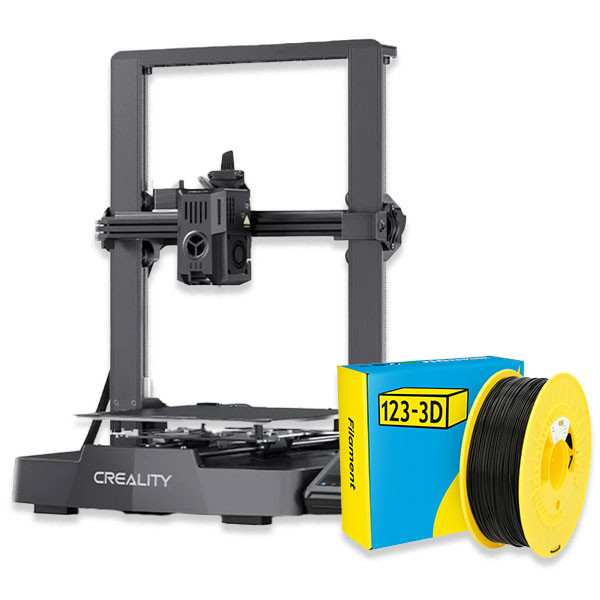 Creality3D Creality 3D Ender 3 v3 KE 3D printer + 1.1kg Black PLA  DKI00214 - 1