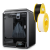 Creality 3D K1C 3D printer + 1.1kg Black PLA & 1.1kg White PLA
