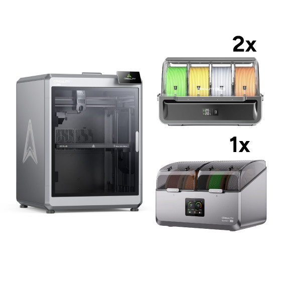 Creality K2 Plus Bundle (Incl. 2x CFS unit / Space Pi X4) DKI00462 - 1