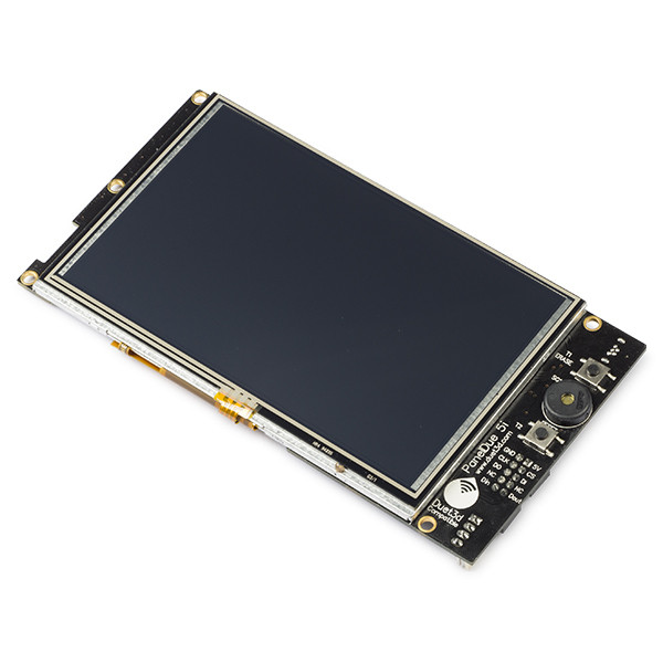 Duet3D PanelDue 7i angled Case with integrated SD-Slot to mount on a