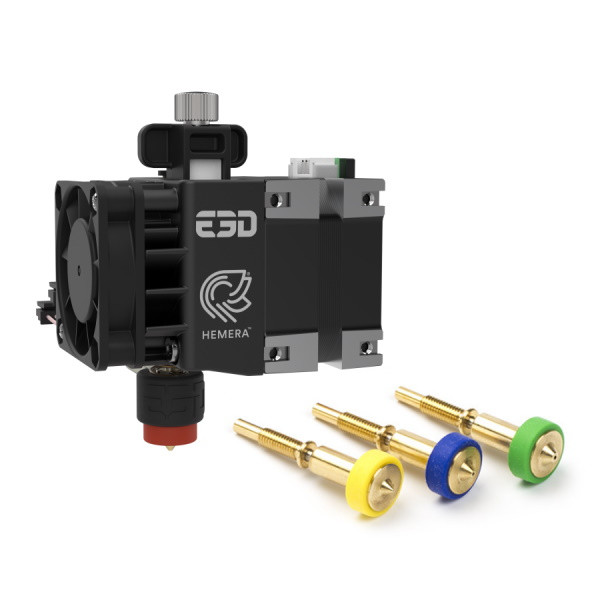 E3D Revo Hemera XS kit | 12V | 1.75mm (0.25/0.4/0.6/0.8mm nozzles) REVO-HEMERA-XS-175-12V-AS-FL DAR00880 - 1