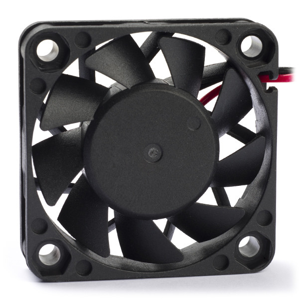 E3D axial Hemera fan, 40mm x 40mm x 10mm E-FAN-40-40-10-12V-BK-CABLE-MF DED00232 - 1