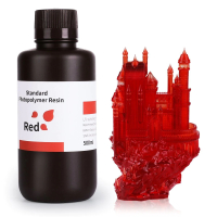 Elegoo clear red standard resin, 0.5kg 14.0007.50B DLQ05044