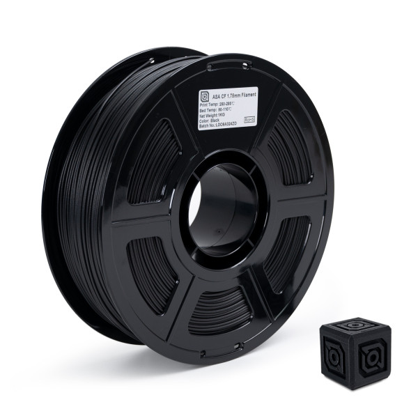 LDO ASA-CF Filament Black 1kg 1.75mm DFP16169 - 1