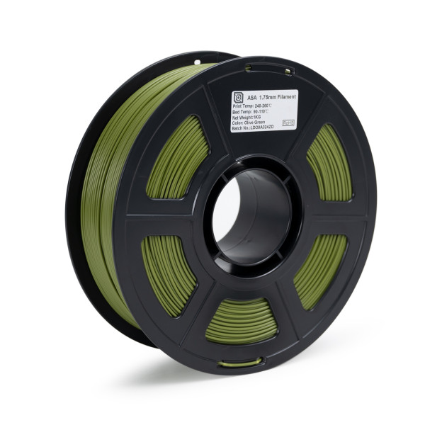 LDO ASA Filament Olive Green 1kg 1.75mm DFP16168 - 1
