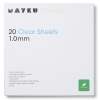 Mayku clear sheets, 1mm (20-pack)