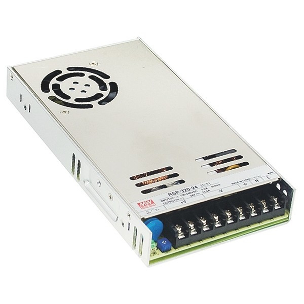 MeanWell Mean Well closed chassis power supply | 24V | 321.6W, 13.4A RSP-320-24 LVE00135 - 1