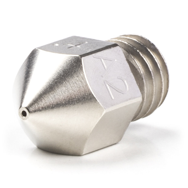 Micro Swiss A2 Hardened Steel Plated Mk8 Nozzle - 1.75mm x 0.40mm