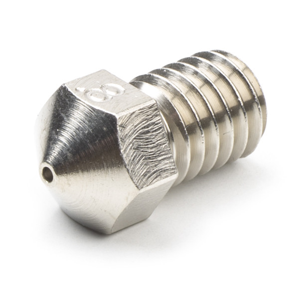MicroSwiss Micro Swiss brass coated nozzle RepRap | M6 thread, 1.75mm x 0.8mm M2552-08 DMS00056 - 1