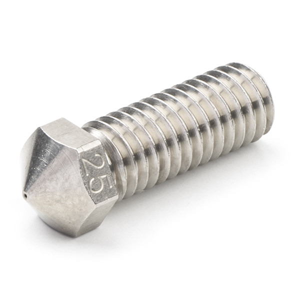 MicroSwiss Micro Swiss brass coated nozzle for E3D Volcano hotend, 1.75mm x 0.25mm M2555-025 DMS00106 - 1