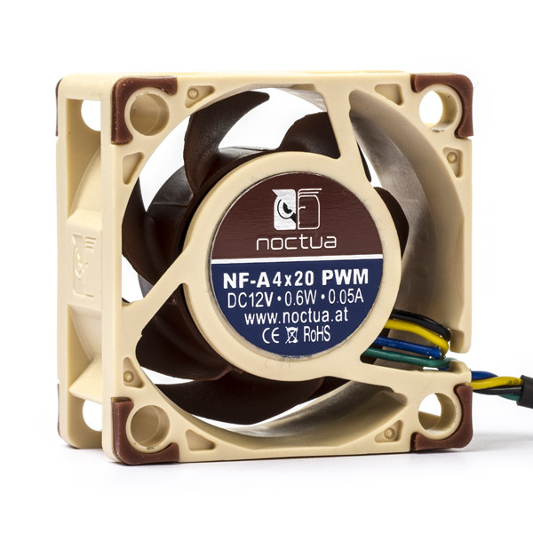 Noctua NF-A4x20 4-pin axial 12V PWM fan, 40mm x 40mm x 20mm 19289 DMO00063 - 1