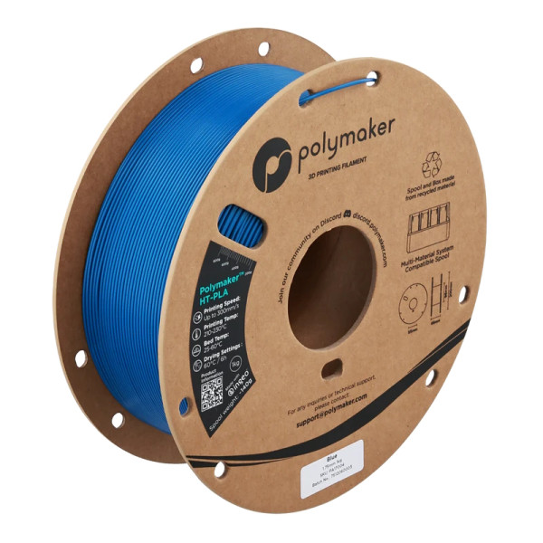 Polymaker - HT-PLA Filament - Blue - 1.75 mm - 1 kg DFP16139 - 1