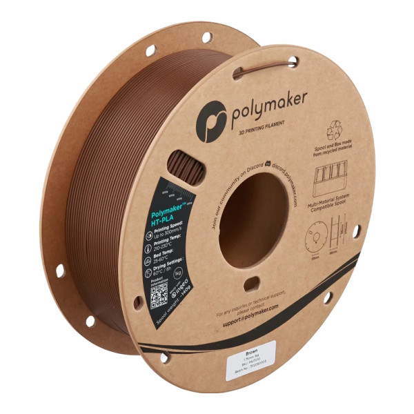 Polymaker - HT-PLA Filament - Brown - 1.75 mm - 1 kg DFP16144 - 1