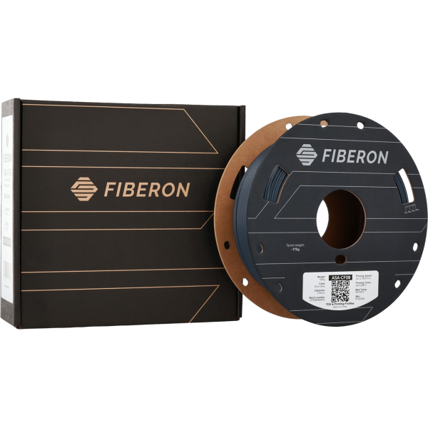 Polymaker Fiberon ASA-CF08 Filament 1.75 mm Dark Grey 0.5 kg DFP14576 - 2