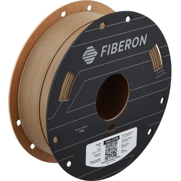Polymaker Fiberon ASA-CF08 Filament 1.75 mm Desert Sand 0.5 kg DFP14580 - 1