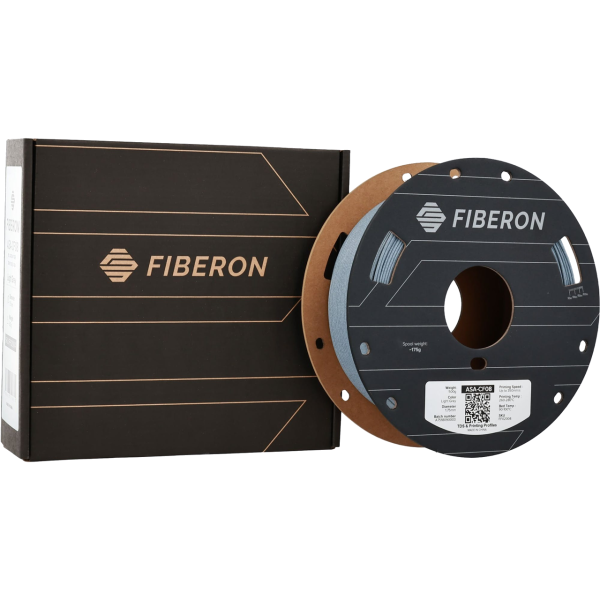 Polymaker Fiberon ASA-CF08 Filament 1.75 mm Light Gray 0.5 kg DFP14577 - 2