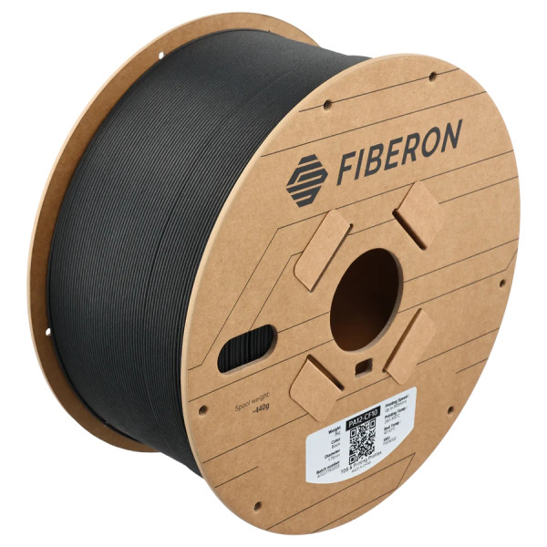 Polymaker Fiberon PA12-CF10 filament Black 1.75 mm 3 kg DFP16271 - 1