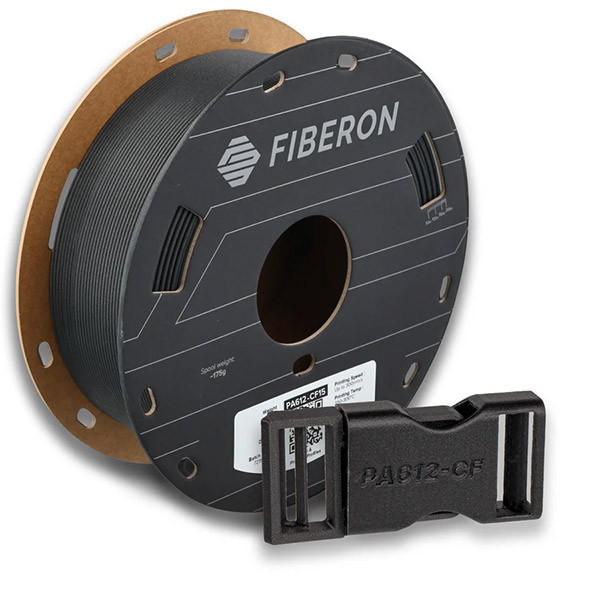 Polymaker Fiberon PA612-CF15 Filament 1.75mm Black 0.5 kg FG07001 DFP14554 - 1