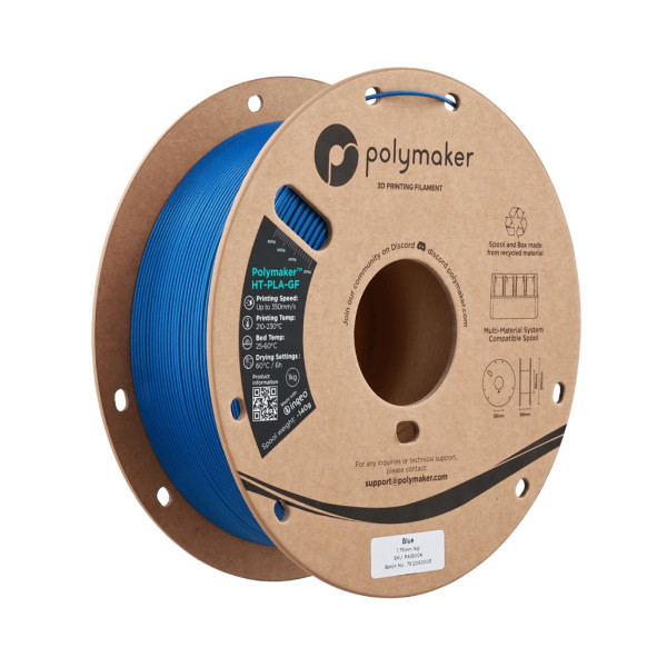 Polymaker HT-PLA-GF filament Blue 1.75 mm 1 kg DFP16184 - 1