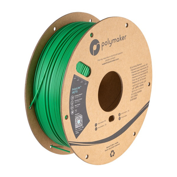 Polymaker PETG filament 1.75 mm Green 1 kg DFP16303 - 1