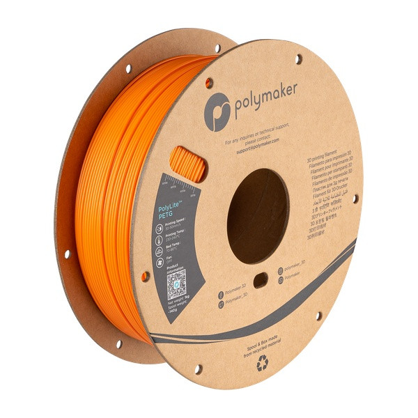 Polymaker PETG filament 1.75 mm Orange 1 kg DFP16295 - 1