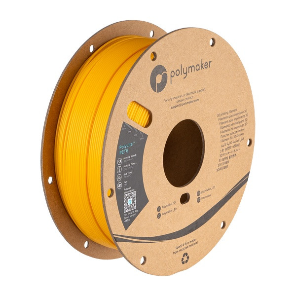 Polymaker PETG filament 1.75 mm Yellow 1 kg DFP16299 - 1