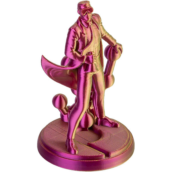 Polymaker Panchroma™ PLA Dual Silk filament Aubergine (Lime-Magenta) 1.75 mm 1 kg DFP14462 - 2