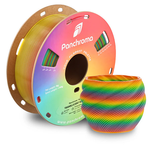 Polymaker Panchroma™ PLA Gradient Translucent filament Rainbow 1.75mm 1 kg CA09001 DFP14546 - 1