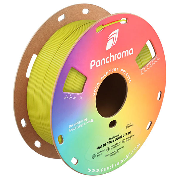 Polymaker Panchroma™ PLA Matte filament Army Light Green 1.75mm 1 kg CA04011 DFP14484 - 1
