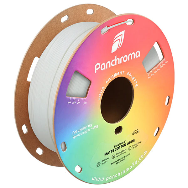 Polymaker Panchroma™ PLA Matte filament Cotton White 1.75mm 1 kg CA04016 DFP14489 - 1