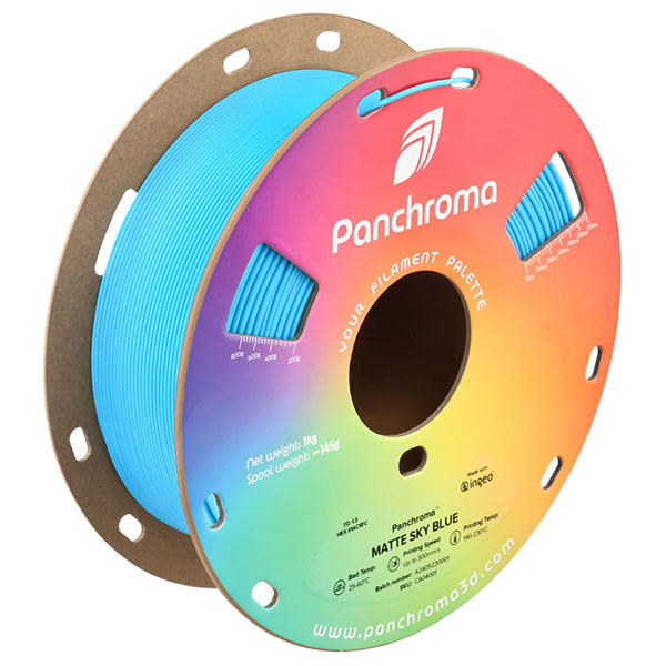 Polymaker Panchroma™ PLA Matte filament Sky Blue 1.75mm 1 kg CA04001 DFP14474 - 1