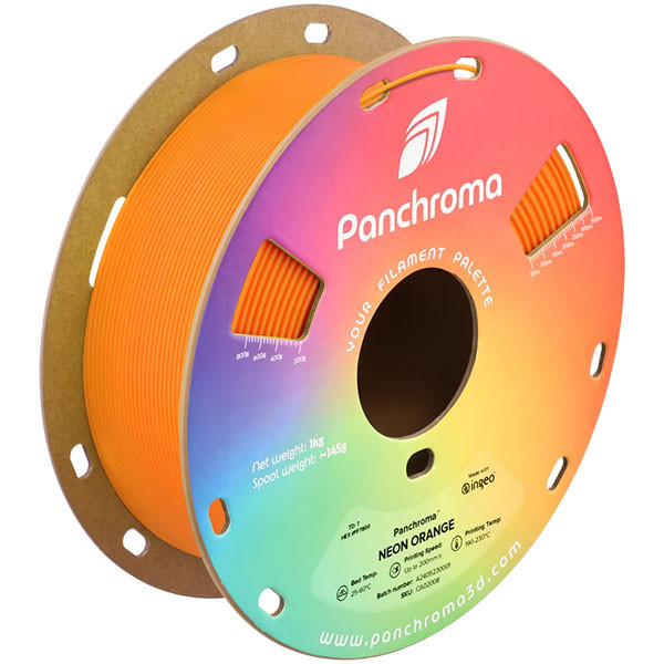 Polymaker Panchroma™ PLA Neon filament Orange 1.75mm 1 kg CA02008 DFP14409 - 1