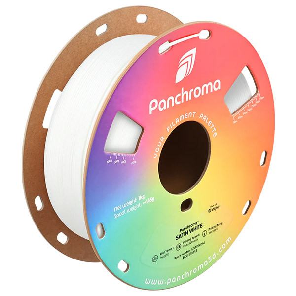 Polymaker Panchroma™ PLA Satin filament White 1.75mm 1 kg DFP14543 - 1
