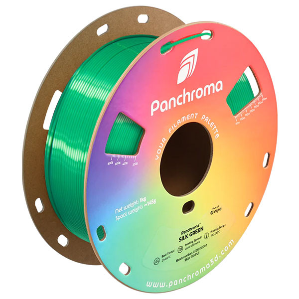 Polymaker Panchroma™ PLA Silk filament Green 1.75 mm 1 kg DFP14447 - 1