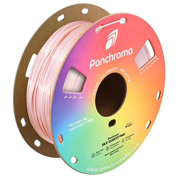Polymaker Panchroma™ PLA Silk filament Quartz Pink 1.75 mm 1 kg DFP14453 - 1