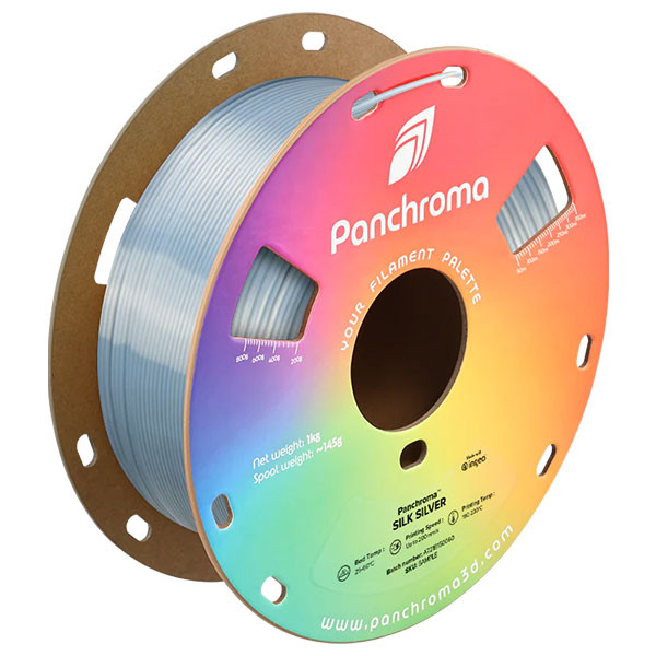 Polymaker Panchroma™ PLA Silk filament Silver 1.75 mm 1 kg DFP14458 - 1