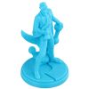 Polymaker Panchroma™ PLA Translucent filament Cyan 1.75mm 1 kg CA02001 DFP14403 - 2